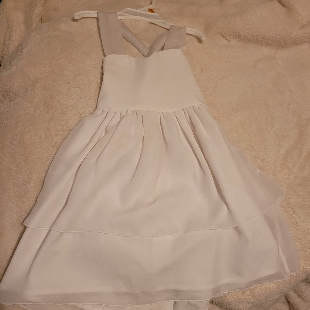 White formal dress